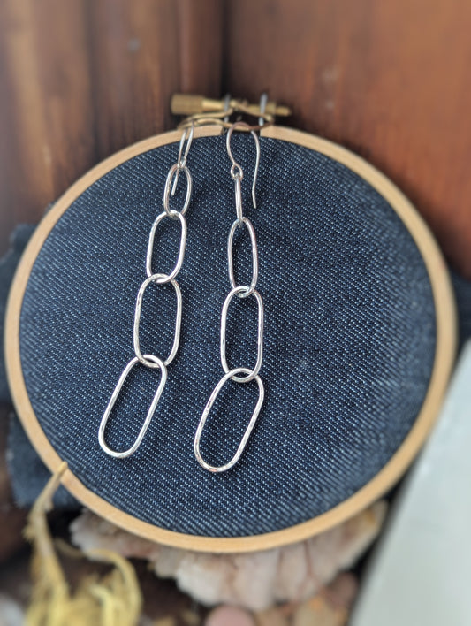 "Paper Clip" Earrings